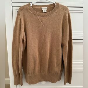 J.Crew Crewcuts Tan Crew Neck Sweater (S 6/7)